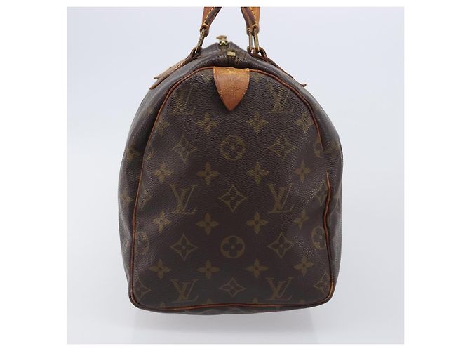 LOUIS VUITTON Monogram Speedy 30 Hand Bag M41526 LV Auth 206029 Monograma - vista 3