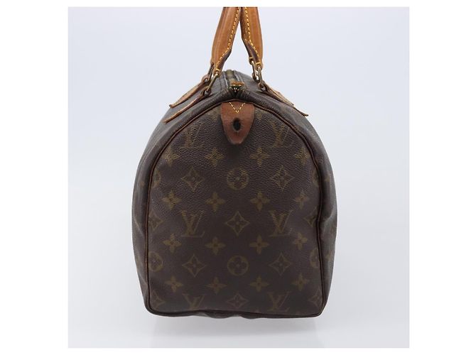 LOUIS VUITTON Monogram Speedy 30 Hand Bag M41526 LV Auth 206029 Monograma - vista 4