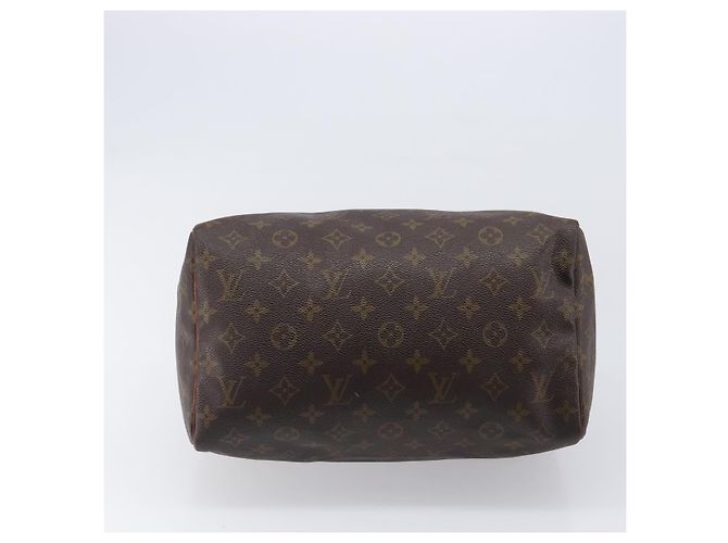 LOUIS VUITTON Monogram Speedy 30 Hand Bag M41526 LV Auth 206029 Monograma - vista 5