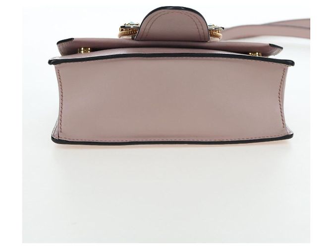 Sac à épaule Miu Miu Cuir Rose Or Auth 206391M Doré - vue 5
