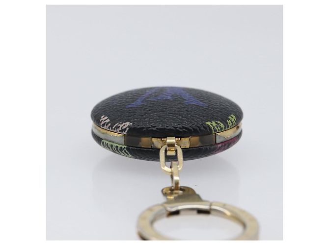 LOUIS VUITTON Monogram Multicolor Astropill Key Holder M51912 LV Auth 206010 Schwarz - Ansicht 11