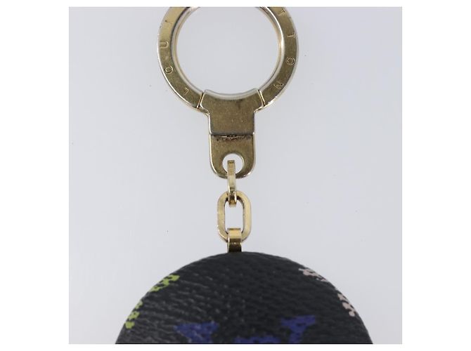 LOUIS VUITTON Monogram Multicolor Astropill Key Holder M51912 LV Auth 206010 Schwarz - Ansicht 3