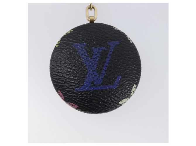 LOUIS VUITTON Monogram Multicolor Astropill Key Holder M51912 LV Auth 206010 Schwarz - Ansicht 4