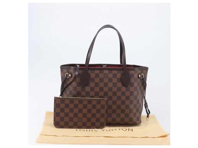 LOUIS VUITTON Damier Ebene Neverfull PM Tote Bag N51109 LV Auth 206715V - Ansicht 12
