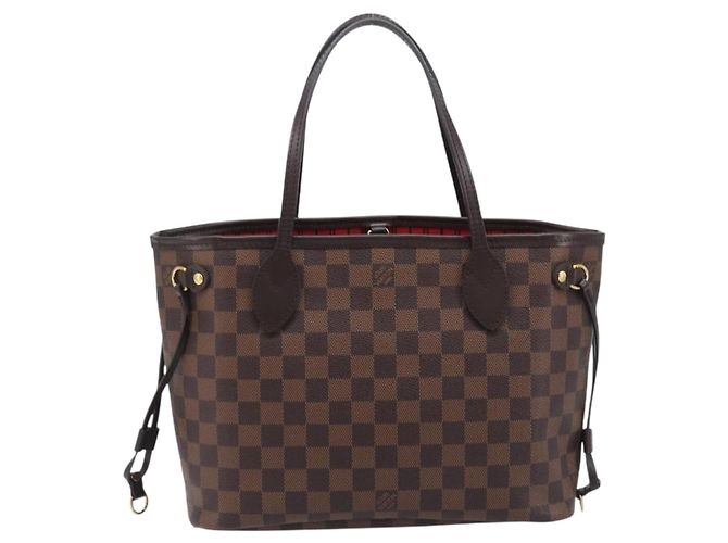 LOUIS VUITTON Damier Ebene Neverfull PM Tote Bag N51109 LV Auth 206715V - Ansicht 2