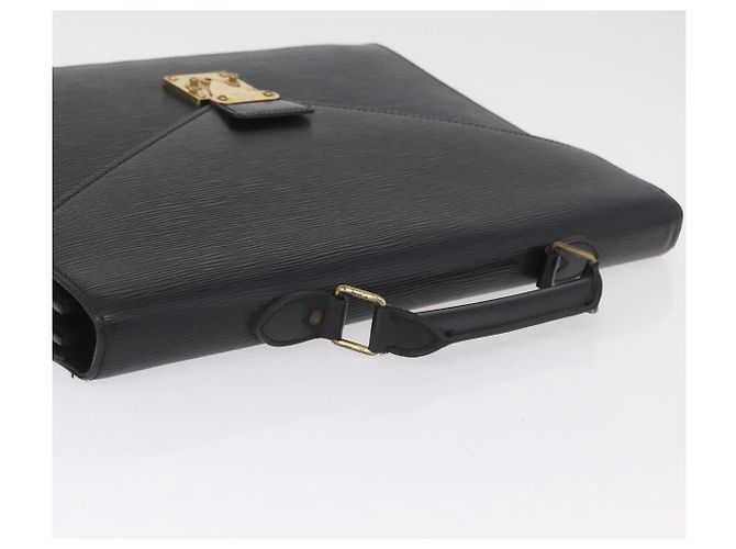 LOUIS VUITTON Epi Serviette Conseiller Briefcase Black M54422 LV Auth BA16193 Schwarz - Ansicht 6