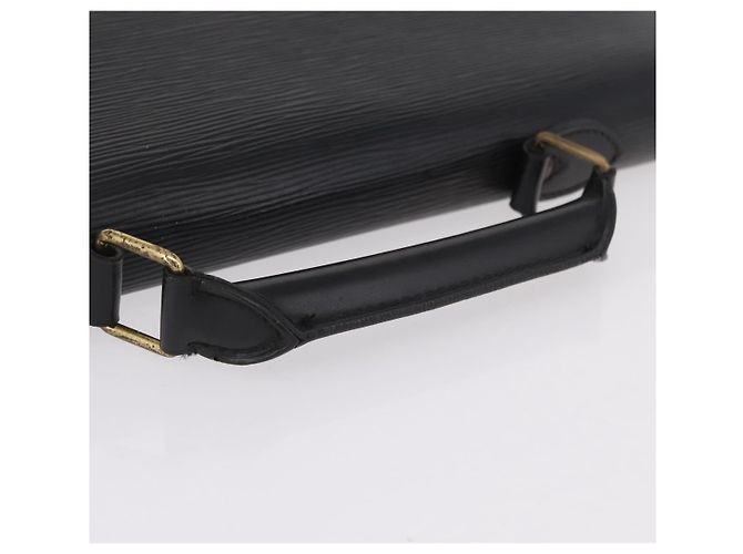 LOUIS VUITTON Epi Serviette Conseiller Briefcase Black M54422 LV Auth BA16193 Schwarz - Ansicht 7