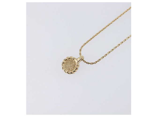Collana Christian Dior metallo Gold Auth 205485 D'oro - vista 11