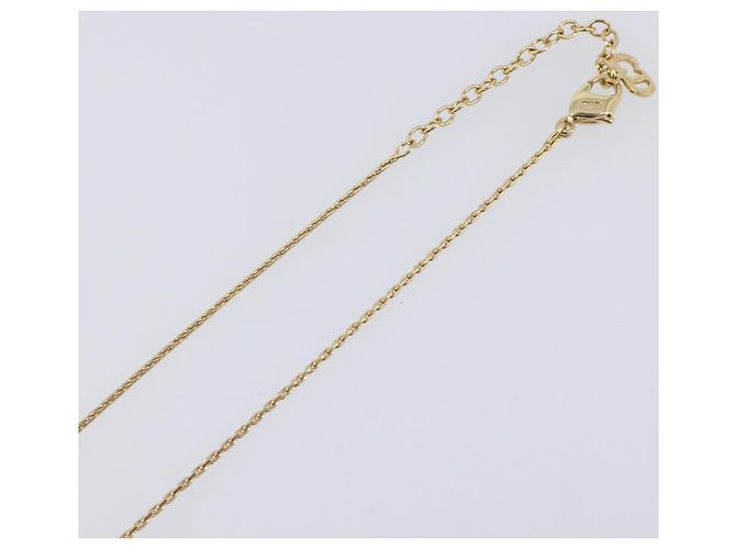 Collana Christian Dior metallo Gold Auth 205485 D'oro - vista 14