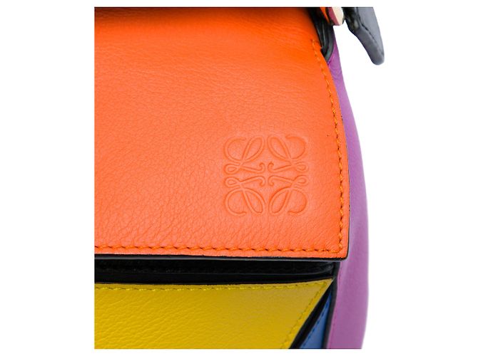 Sac Puzzle Small en veau Rainbow Multi LOEWE Multicolore - vue 5