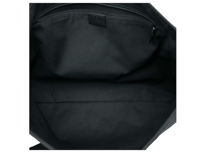 Borsa a tracolla Gucci GG in nylon nera Nero - vista 4