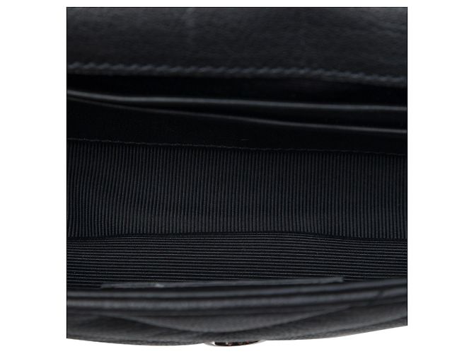 Autre Marque Borsa a catena Black Saint Laurent Baby Chevron Sheepskin Monogram Classic Punk Nero - vista 4