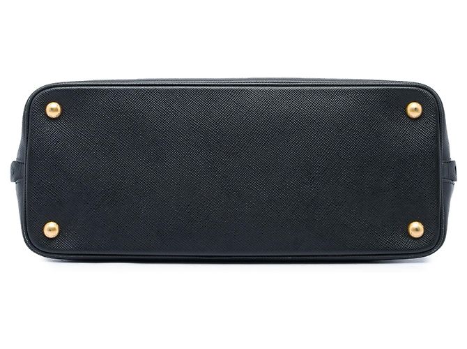 Bolsa de Mão Prada Saffiano Cuir Dome Preta Preto - vista 3
