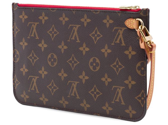 Bolsa Louis Vuitton Monogram Neverfull MM Castanha Marrom - vista 2