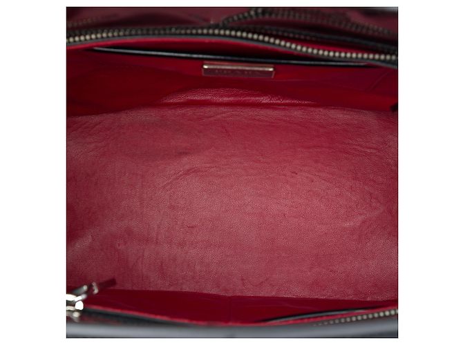 Tote Prada em couro Spazzolato preto com cristais e tachas - vista 4