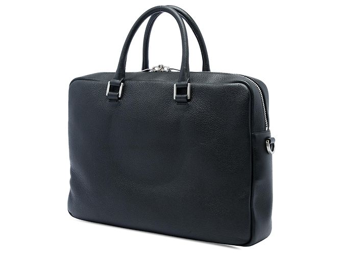 Autre Marque Borsa business in pelle nera Saint Laurent Nero - vista 2