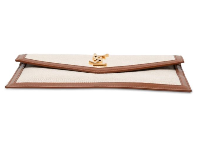 Autre Marque Borsa a Pochette Uptown in Tela Marrone Saint Laurent - vista 3