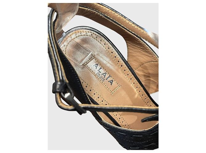 Alaïa Alaia Sandalen schwarz T.37,5 - Ansicht 9