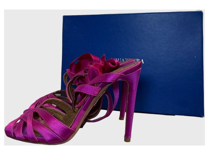 Sandali Aquazzura rosa T.38 - vista 9