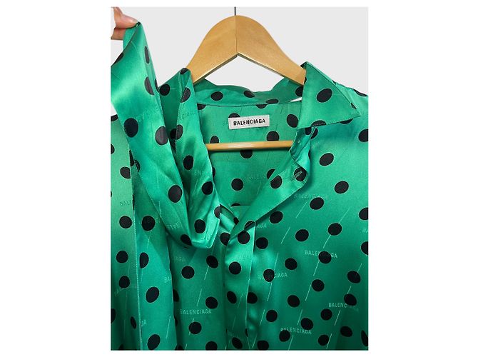 Balenciaga Hemd grün T.32 - Ansicht 6