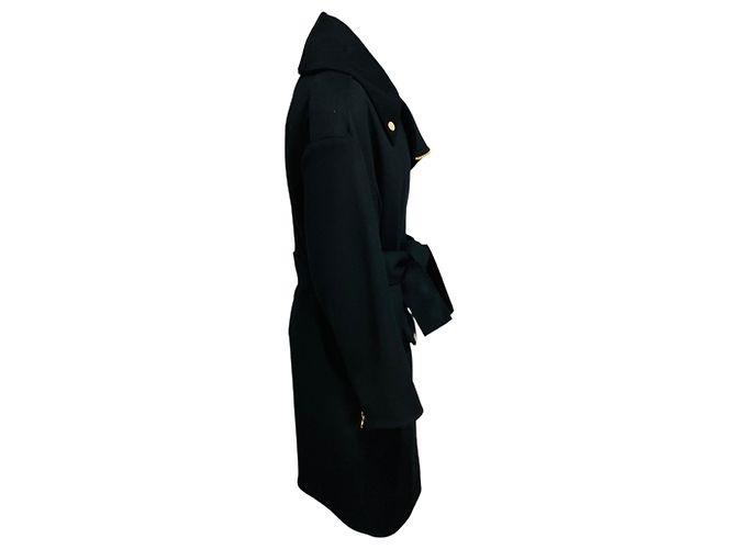Autre Marque Prune Goldschmidt Black Bonnie Oversize Perfecto Coat Schwarz - Ansicht 2