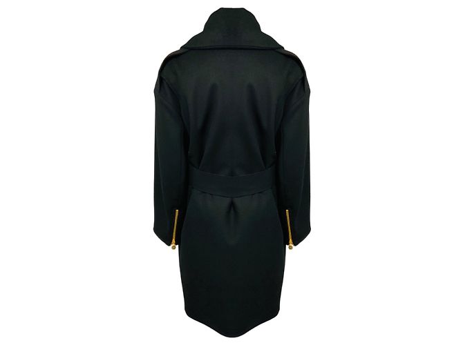 Autre Marque Prune Goldschmidt Black Bonnie Oversize Perfecto Coat Schwarz - Ansicht 3