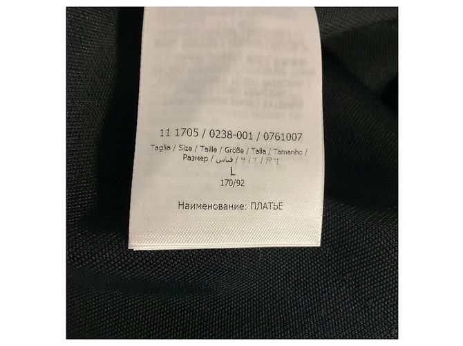 Salvatore Ferragamo Vestido maxi em jersey de manga comprida e decote drapeado Ferragamo preto - vista 6