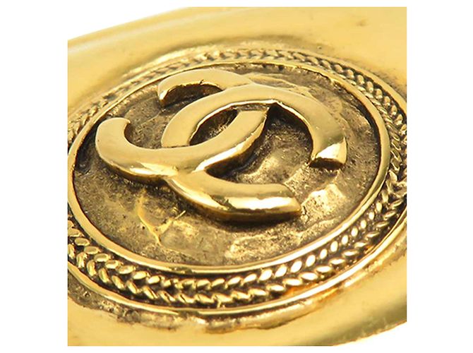 Chanel CC vergoldete Brosche in Rautenform Golden - Ansicht 10