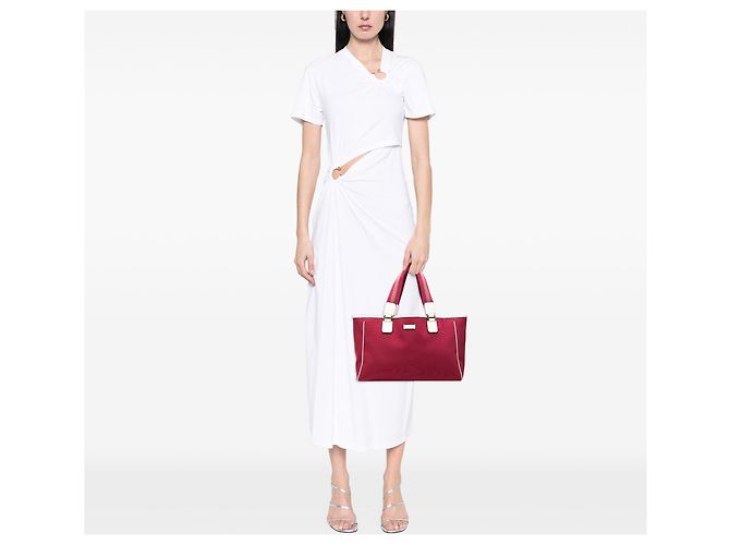 Bolso Tote Gucci Canvas Web rosa - vista 6