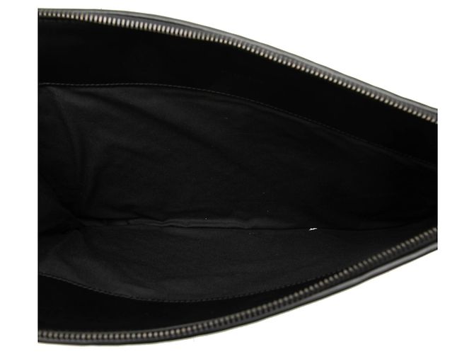 Borsa a Clutch Document Case Medium in Nappa Intrecciato Nera Bottega Veneta Nero - vista 4
