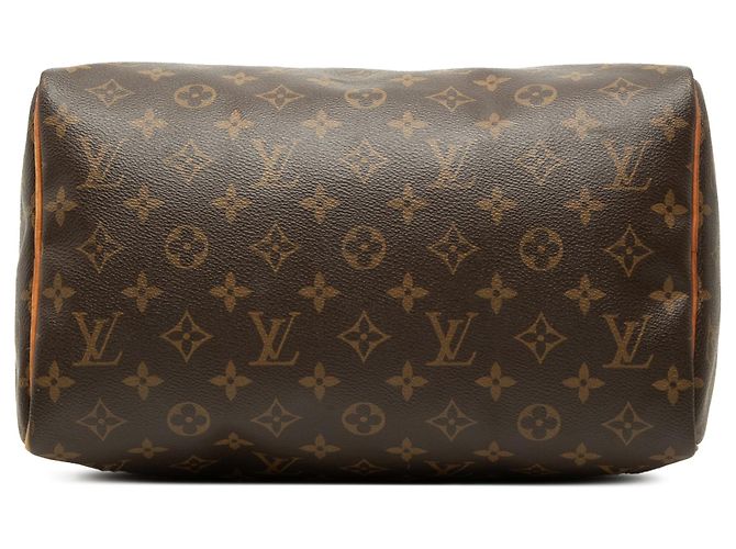 Sac Boston Louis Vuitton Monogram Speedy 30 Marron - vue 3