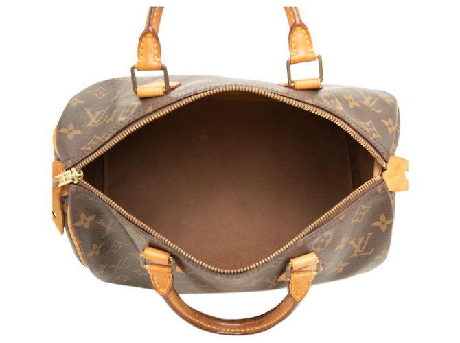 Sac Boston Louis Vuitton Monogram Speedy 30 Marron - vue 4
