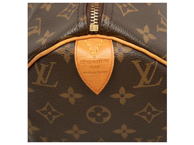 Sac Boston Louis Vuitton Monogram Speedy 30 Marron - vue 5