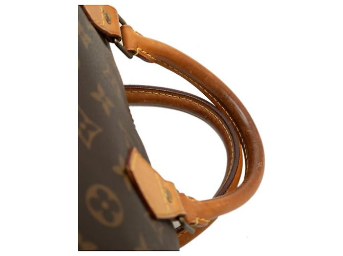 Sac Boston Louis Vuitton Monogram Speedy 30 Marron - vue 6