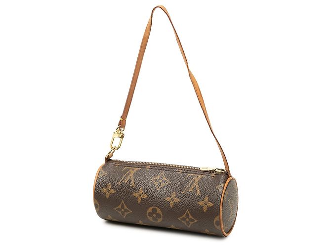 Louis Vuitton Monogram Papillon Pochette Handtasche Braun - Ansicht 2
