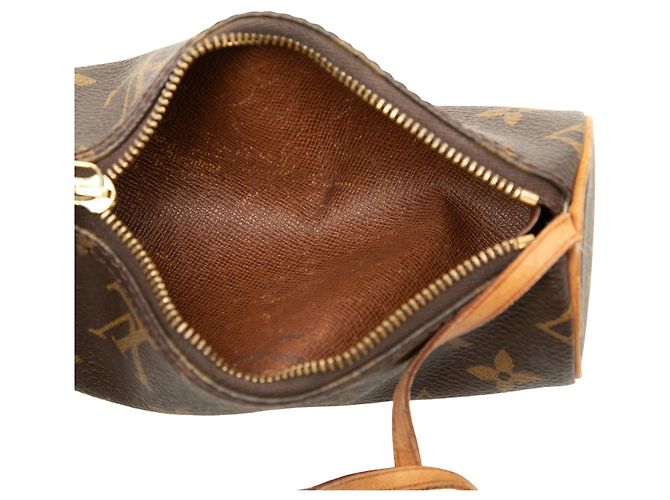 Louis Vuitton Monogram Papillon Pochette Handtasche Braun - Ansicht 4