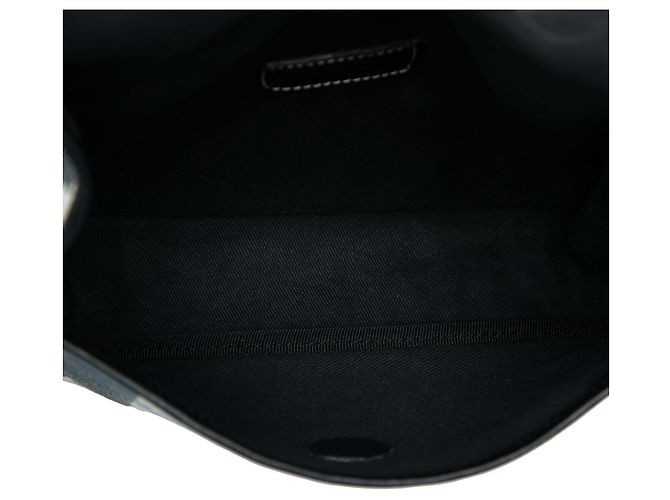 Borsa a tracolla con patta LOEWE Anagram Canvas Grigia Grigio - vista 4