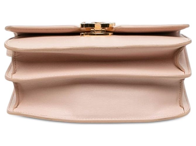 Borsa a tracolla Burberry Small TB in pelle di vitello liscia rosa - vista 3