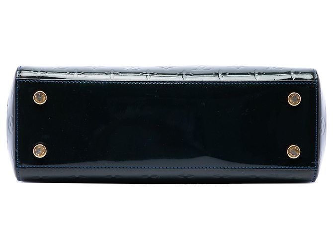 Bolsa Satchel Louis Vuitton Monogram Vernis Brea MM Azul - vista 3