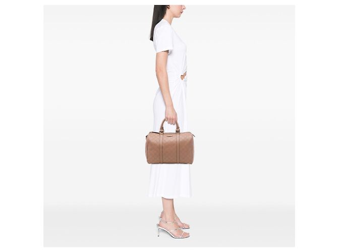 Bolso Boston Gucci Medium Guccissima Joy Marrón Castaño - vista 6