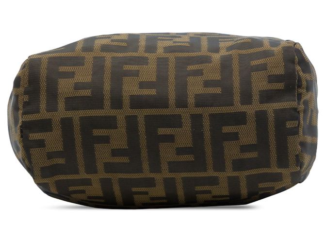 Bolsa Fendi Mini Zucca Canvas Castanha Marrom - vista 3