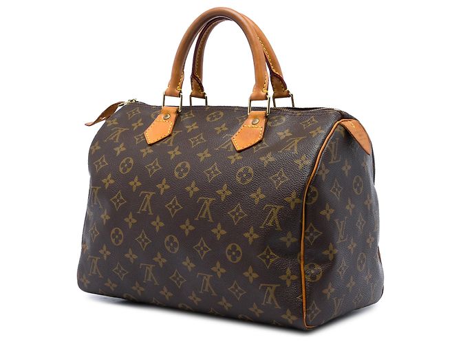 Bolso Boston Louis Vuitton Monogram Speedy 30 Marrón Castaño - vista 2