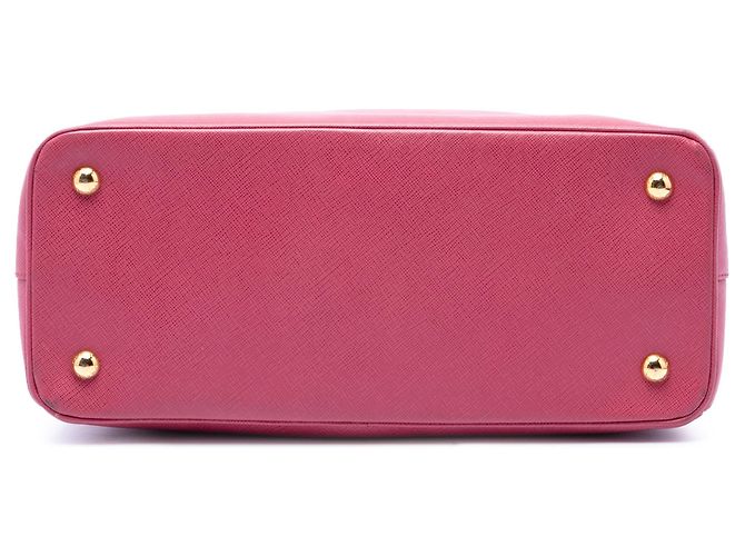 Borsa Prada Small Saffiano Lux Gardeners Tote Satchel Rosa - vista 3