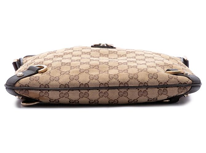 Borsa a tracolla Gucci GG Canvas Abbey D Ring Beige - vista 3