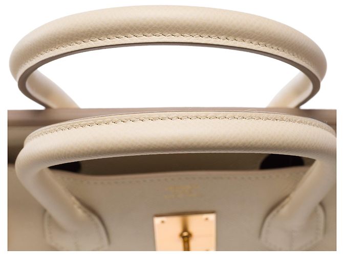 Hermès Bolso HERMES Birkin 30 en Cuero Blanco - 103995 - vista 10