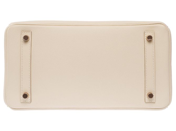 Hermès Bolso HERMES Birkin 30 en Cuero Blanco - 103995 - vista 11