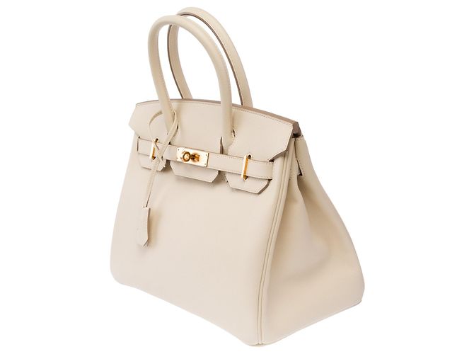 Hermès Bolso HERMES Birkin 30 en Cuero Blanco - 103995 - vista 5