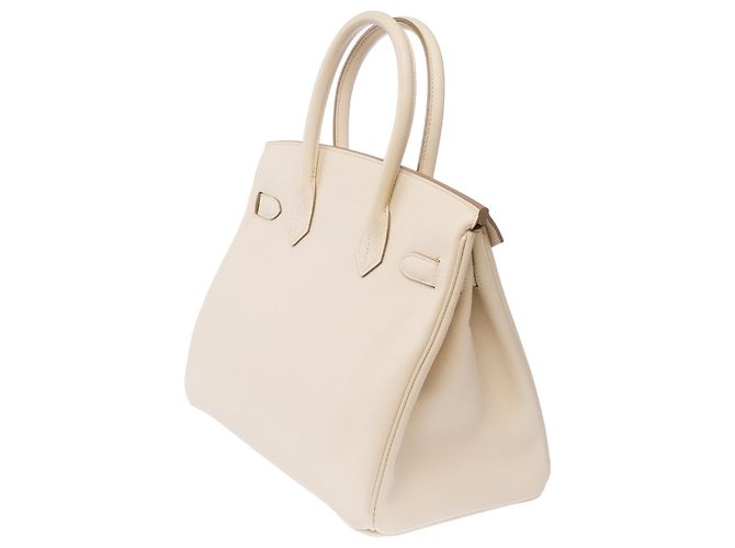 Hermès Bolso HERMES Birkin 30 en Cuero Blanco - 103995 - vista 6