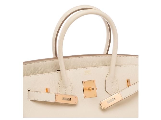 Hermès Bolso HERMES Birkin 30 en Cuero Blanco - 103995 - vista 7