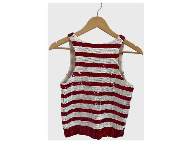 Autre Marque Top Saint Laurent a rayas T.S Roja - vista 2